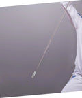 Durable Stainless Steel Fencing Practice Tip Replacement Head for Foil and Epee Training shown on fencing sword