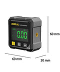 Digital Angle Finder With Laser And Four Side Magnetic Gauge For Woodworking, Cube Inclinometer, Table Saw Protractor, Precise Measuring Tool With LED Display For Quick Absolute And Relative Angles, Level Box For Hanging, 60 mm x 60 mm x 30 mm