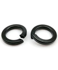 1000 Pcs Mixed M1.6 M2 M2.5 M3 M3.5 M4 M5 M6 M8 Black Stainless Steel Split Lock Washers With Elastic Gasket Kit In Box GB93 A2 304 Stainless Steel Heavy Duty Fastener Set, black split lock washers