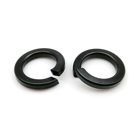 1000 Pcs Mixed M1.6 M2 M2.5 M3 M3.5 M4 M5 M6 M8 Black Stainless Steel Split Lock Washers With Elastic Gasket Kit In Box GB93 A2 304 Stainless Steel Heavy Duty Fastener Set, black split lock washers