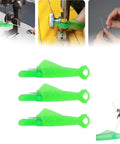 Fish Mouth Sewing Machine Needle Threader Upgraded 2024 Automatic Threading Aid For Fast No Fuss Sewing Fish Type Needle Threader Tool Set 3 Pieces Green Easy Quick Threading For Beginners And Crafters