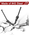 All Metal 45 Steel CVD Driveshaft Set Front And Rear For Arrma Grom Granite Typhon Mega 380 Brushed RC Models Upgrade Includes Wheel Stub Axles, 45 steel shafts