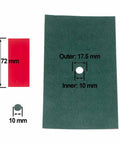 360 Piece 18650 Battery Sleeves And Flat PVC Heat Shrink Tubing Kit With Self Adhesive Insulator Rings Cyan For Safe Battery Insulation Quick Install And Durable PVC Wraps, 72mm sleeve, 10mm ring
