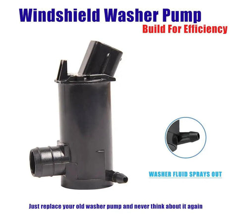 Hyundai Kia Windshield Washer Pump With Grommet Replacement Drop-In Fits Accent Elantra Sonata Tiburon Cadenza Forte Optima Spectra