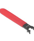 Get This Heavy Duty 40Cr CNC Milling Collet Chuck Holder With Super Stable Vibration Dampening For Precision Machining Tasks That Need Serious Grit And A Crisp 1-7 mm Clamping Range To Rock Any Machine Shop. Red tool with a black end, designed for precision machining.