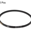 2 Pack M-21 Rubber V Drive Belt 21 Inch Pitch Girth No Nonsense Heavy Duty Workhorse Transmission Belt Shop Grade Tough for industrial use.