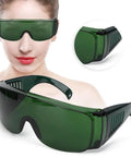 Top Shelf Anti Fog Safety Glasses With Kickass Green Lenses And Prescription Friendly Design crafted for dental lab shifts and construction.