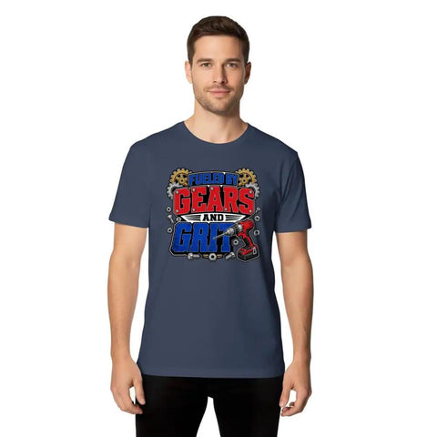 Dope Mechanical Engineer Tee For You, The Ultimate Gift For Garage Builders Fans Who Love Gear Graphic Art And Gritty Industrial Vibes To Rock With Pride, navy blue, unisex fit, cotton fabric.