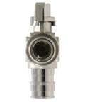 Ten Pack PEX A Expansion F1960 Half Inch Angle Valve Kit front view showing metal valve opening and PEX connector