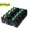 10 Pack Normally Open Contact Block Fits 22 Mm Industrial Push Buttons AC 15 Rated 240 Volt 3 Amp Screw Terminal Auxiliary Module
