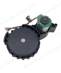 Left and Right Drive Wheel Set for Vacuum Robot STYTJ03ZHM, replacement wheel with motor attachment, black rubber material.