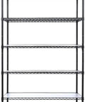 Heavy Duty Seven Tier Wire Shelving Rack Delivering A Ridiculous 2450 Pound Weight Capacity And Rock Solid Metal Construction For Garage Storage Setup with metal frame and waterproof shelves.