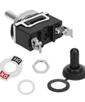Heavy Duty Waterproof Toggle Switch Pack Six SPST SPDT Marine Rocker On Off 2 Pin Momentary 15A 250V 20A 125V with parts