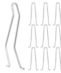 Quick Rebound Stainless Steel Torsion Springs For Nippers And Pruning Shears. Durable Pedicure Tool Replacement Hardware That Slides In Effortlessly For Smooth Clipping Action Every Time. Get Your Beauty Instruments Back To Crisp Working Condition With. stainless steel torsion springs, multiple pieces
