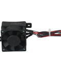 Built Tough 400W Ptc Ceramic Air Heater With Fan, compact design with wires, ideal for home, shop or garage heating.