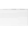 Two Melodies Wired Mechanical Doorbell Chime With Ding Dong Or Ding Melodies, White Plastic, Rectangular Front View