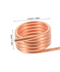 Copper Boat Motor Cooling Ring Water Cooling Sleeve For RC Yacht 540 Brush Motor Parts with dimensions 4.2cm x 3cm