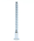 M5 x 50mm Confirmat Screws for Furniture Assembly, zinc plated with flat head, shown upright