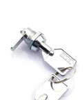 Mini Cabinet Lock With Tubular Cam Mechanism, Rugged Zinc Alloy Latch For Secure Closure, keys included