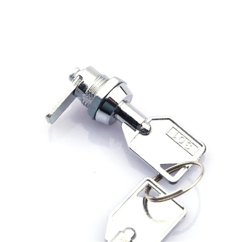 Mini Cabinet Lock With Tubular Cam Mechanism, Rugged Zinc Alloy Latch For Secure Closure, keys included