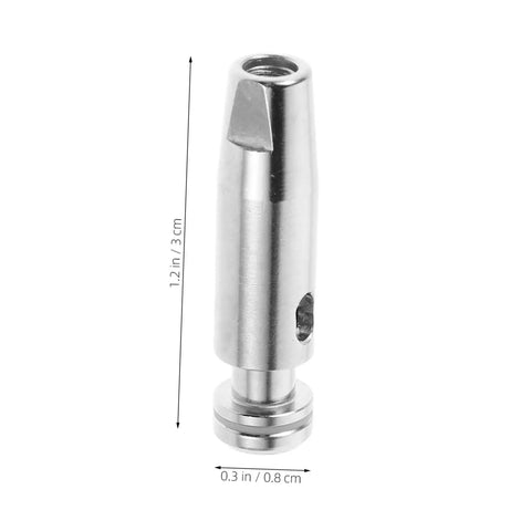 Durable Practice Fencing Tip Replacement For Realistic Drills, stainless steel arrowhead style, precise fit, 1.2 inch length
