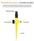 360 Degree Rotation Auto Irrigation Sprinkler System For Lawn And Garden Adjustable 90/180/360 Degree Sprays Water Saving Outdoor