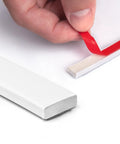White Peel And Stick Trim For Backsplash Tile Edges 30 Ft Self Adhesive Flexible Corner Decor Waterproof PVC Trim For Walls Edges And Gaps