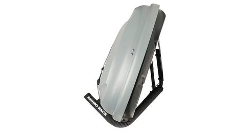 Heavy Duty Wall Hanger With 176 Pound Capacity for storing roof boxes, kayaks or canoes, shown mounted on wall