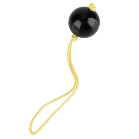 Arborist Retriever Ball Rope Friction Saver for Tree Work, lightweight plastic climbing ball with yellow rope accessory, pro grade gear