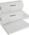 Amylove ceramic fiber insulation blanket, 2 rolls, 60 x 24 x 1 in, white high-density heat insulation