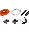 Components of Dodge Steering Shaft Coupler Rebuild Kit for 1964 Through 1982 A Body B Body C Body F Body E Body Cars and 64 Through 82 Trucks and Vans DIY Friendly Repair Kit Delivers A Tight Fit And Smooth Steering Replaces 425 253 4443436AC shown against white background
