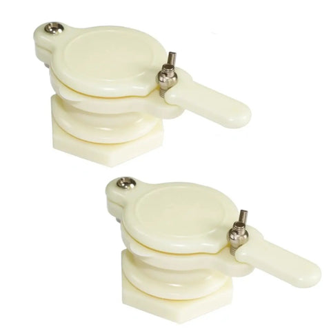 Two Pack Honey Gate Valve Tap For Beekeeping Bottling Equipment And Honey Extractor Leak Proof Gate Valve With Threaded Barrel