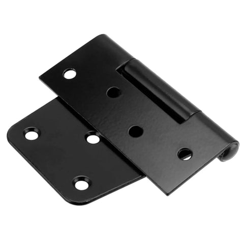 Beefed Up Heavy Duty Door Hinge Replacement Kit, iron hinge, 4 pcs, for gates and fences, smooth pivot for outdoor use