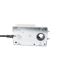 Rock Solid Lm230ax Damper Actuator Delivering Five Newton Meter Torque For Hvac Climate Control Systems with metal housing and connector.