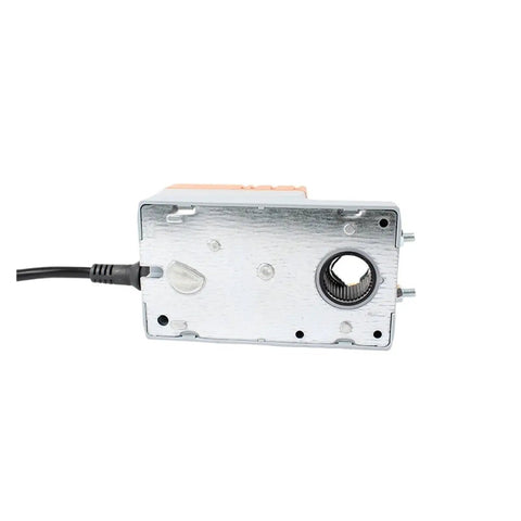 Rock Solid Lm230ax Damper Actuator Delivering Five Newton Meter Torque For Hvac Climate Control Systems with metal housing and connector.
