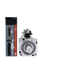 Rock Solid Servo Motor With Brake And Driver Kit Closed Loop Servomotor 3000Rpm 4Nm Torque with driver panel and connector.