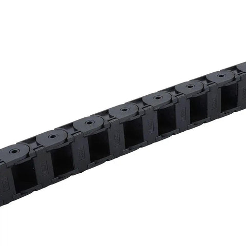 Cable Drag Chain 1 Meter R38 Black Nylon Cable Carrier for 3D Printer and CNC Machines, low noise, high wear resistance