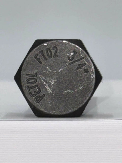 Pair Of 3/4 Inch Flange Alignment Pins In Black 4140 Steel Heat Treated For Heavy Duty Misalignment Fix, close-up view