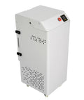 DTF Fume Extractor Sweeping Shop Smog From Powder Shakers And Sublimation Gear Boots Up With 176 Watts To Shift 202 Cubic Meters Of Air Hourly keeping your studio breathing easy daily, grey housing design.
