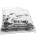 Four-Set 3/8-16 X 4 Stainless Steel Hex Head Bolts With Nuts, Flat And Lock Washers, 18-8 304 Stainless, Fully Threaded Kit by Fullerkreg