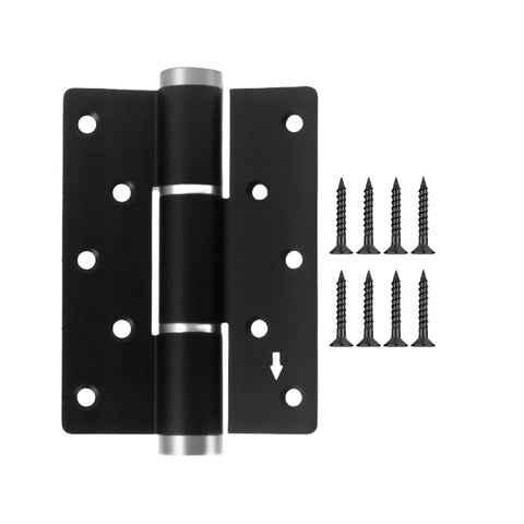 Soft Closing Concealed Door Hinge With Damping For Quiet Smooth Closures Aluminum Alloy Hardware shown with mounting screws