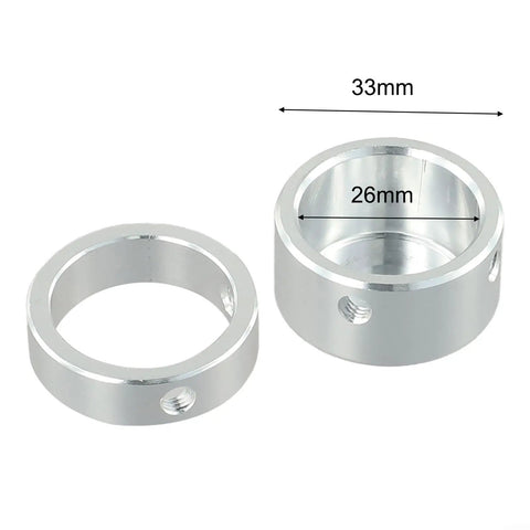 Heavy Duty Aluminum Alloy End Cap For 25mm Tube Handles In Gym Machines Fits Plate Loaded Equipment Smooth Edges For Safe Grip
