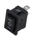 Close-up of a black Rocker Toggle Switch Replacement For Manitowoc Ice Machine K-0250 RNS20ATS SD0322AP Units 2007939 20-0793-9