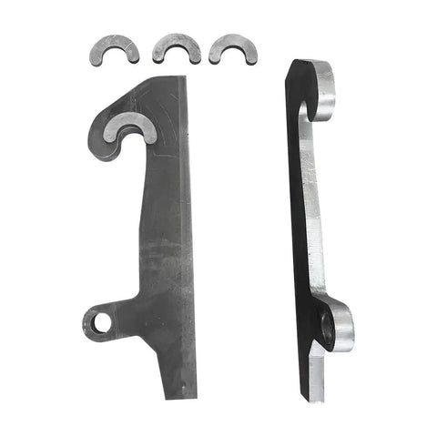 1 Pair Blank 418 Quick Attachments For Loader Mounts With 4 Wear Ears For Top Hook Built Tough Made In The USA Durable CNC Cut Steel
