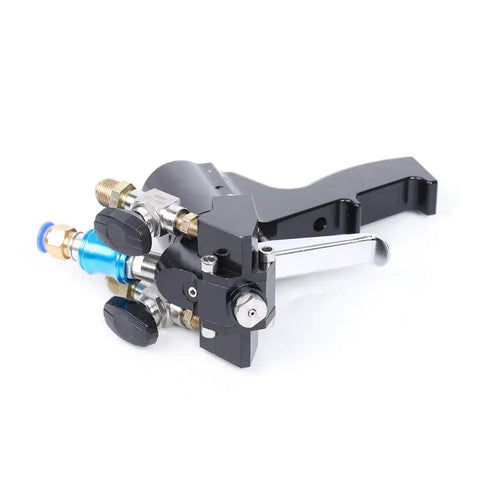 Heavy Duty P2 Pu Foam Spray Gun With No Sweat Self Cleaning Air Purge Valve And Multi Angle Omni Directional Tips for sealant work