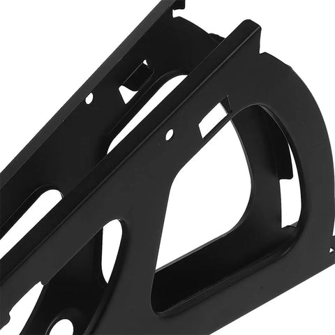 Close-up of Two Pairs Metal Shoe Drawer Hinges for Flip Frame Replacement Black Hardware for Shoe Cabinet Entryway or Closet Single Layer Flip Rack Durable Easy Install Shoe Storage Solution