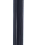 Badass 24 Inch Steel Garage Safety Bollard Wall Defender Pipe Guard, matte black finish, side view with mounting base.
