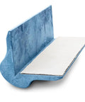 PSA Sanding Block With 90 Degree Edge For Woodworking And Auto Body Finishing Hand Sander With Backing Pad in blue and white