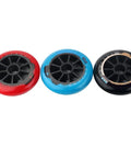 Replacement Inline Skate Wheels Set 90mm 100mm 110mm For Indoor Outdoor Use 8 Pack Black Durable Quick Roll