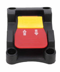 Sweet Upgrade 16A Dual Voltage Emergency Stop Paddle Switch For Table Saw Drill Press showing red and yellow buttons for easy operation.